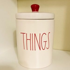 Rae Dunn “THINGS” Canister